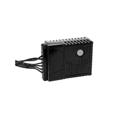 Венок фиброоптический «Заснеженный», d=50 см, 8 режимов