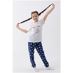 Пижама Кисонька короткий рукав с брюками детская