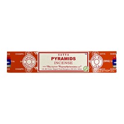 Ароматические палочки (благовония) «Пирамиды» Pyramids Incense Satya, Индия, 15 г