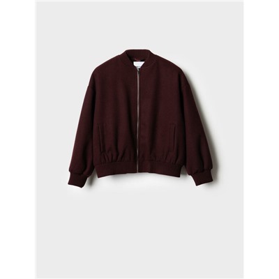 Куртка текстильная для девочек (бомбер)