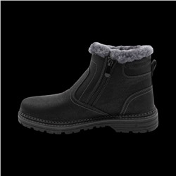 Ботинки на меху 9573-2 черные