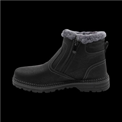 Ботинки на меху 9573-2 черные