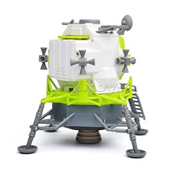 Космический корабль "Апполон и космо мобиль" в коробке