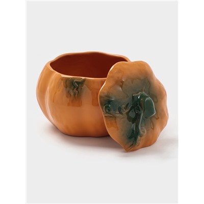 Горшок для запекания Борисовская керамика «Тыква», 720 мл, оранжевый