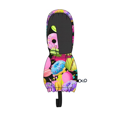 Варежки текстильные для девочек