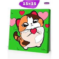 Картина по номерам "Пельмешек" 15х15