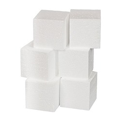 Набор фигурок из ПЕНОПЛАСТА №015 01 "Куб" 6 х 6 х 6см 6шт 60мм DPZ-S 01 Love2art