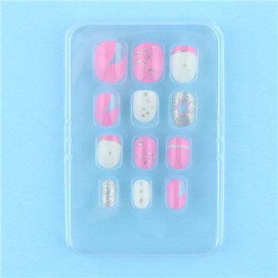 Детские накладные ногти «Звездочка», 12 шт.