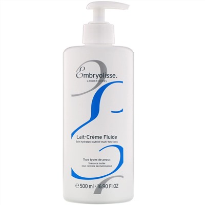 Embryolisse, Легкий крем-молочко, многофункциональное питательное и увлажняющее средство, 500 мл (16,90 жидк. унции)