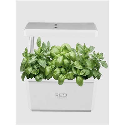 Умный сад RED SOLUTION G06, на 6 растений, 15 Вт, 2.5 л, до 40 см, сенсорное управление, белый