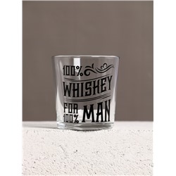 Подарочный набор «На удачу»: гель для душа виски 250 мл и стакан для виски, Чистое счастье