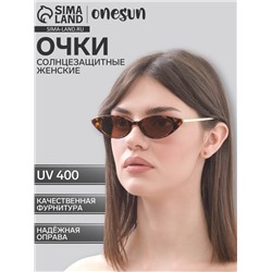 Очки солнцезащитные женские OneSun, uv 400, дужка 14 см, ширина 15 см, линза 3.5×7 см