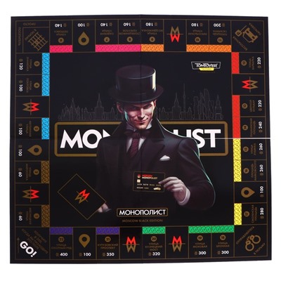 Игра настольная «Монополист Black Edition», 2-4 игроков, 8+