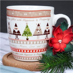Кружка новогодняя 250 мл/ XP006 /уп 12/96/