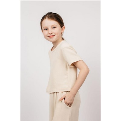 Блузка для девочки 05113 (Бежевый)