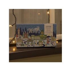 Гирлянда «Бахрома» 4 × 0.6 м, IP44, тёмная нить, 180 LED, свечение тёплое белое, 8 режимов, 220 В