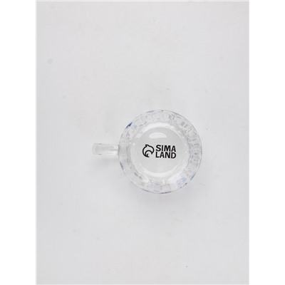 Кружка новогодняя стеклянная «Новогодний паттерн», 350 мл