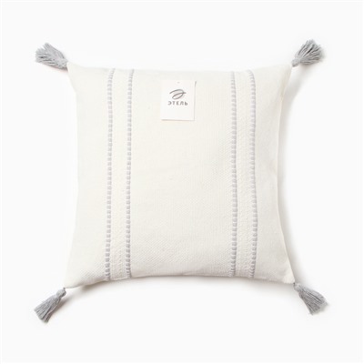 Наволочка декоративная Этель сканди 45×45 см, цвет серый, хлопок