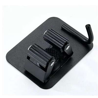 Держатель для швабры настенный с крючком, металлический, самоклеящийся