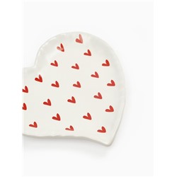 Тарелка плоская «Любовь», 19×18 см, керамика