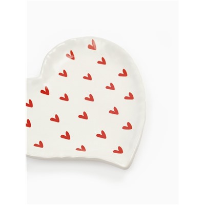 Тарелка плоская «Любовь», 19×18 см, керамика