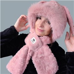 Шапка-шарф с ушками Зайка