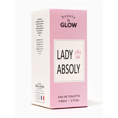 Туалетная вода женская Beauty&Glow Lady Absoly, 60 мл