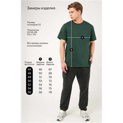 Мужская базовая футболка из хлопка 3 шт. Happyfox