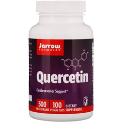 Jarrow Formulas, Кверцетин, 500 мг, 100 овощных капсул