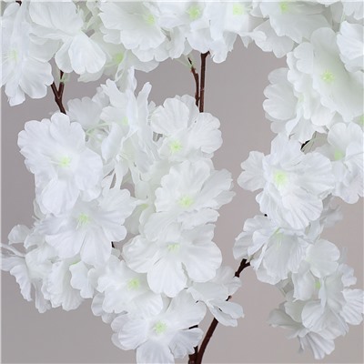 Цветок искусственный Сакура 97 см / WGF-01 /уп 10/500/белый