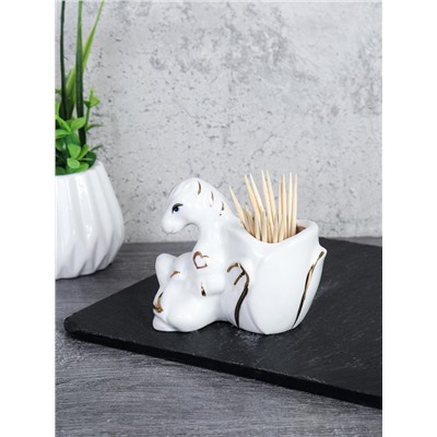 Подставка для зубочисток Лошадь 8 см / B5448 /уп 144/ Символ года 2026