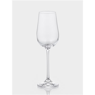 Бокалы для шампанского «Пион», 150 мл, набор 6 шт., стекло, прозрачные