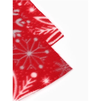 Плед флисовый новогодний «Экономь и Я. Снежинки», 150×130 см