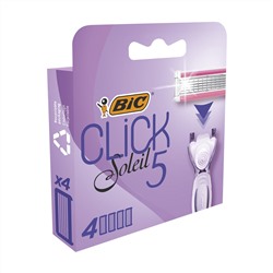 Кассеты для бритвы BiC Soleil Click-5 (4 шт.) для женщин