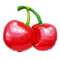 Шар (30''/76 см) Фигура, Вишня, Красный, 1 шт. в уп.