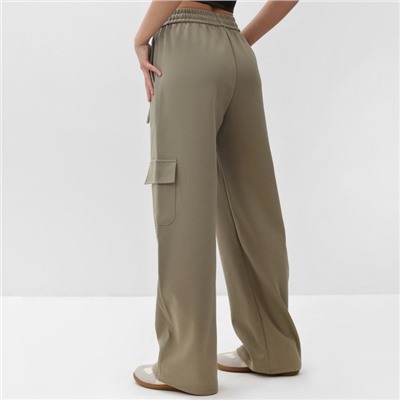 Брюки женские карго MIST размер 40-42, оливковые