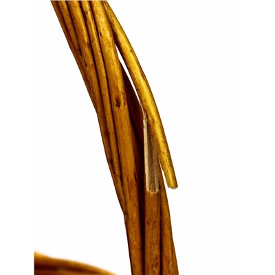 УЦЕНКА Корзина плетеная (ива): 38×27хH14хHH37, 1 шт., натуральный