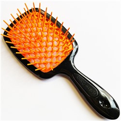 SUPERBRUSH Расческа для волос ЧЕРНО-ОРАНЖЕВАЯ