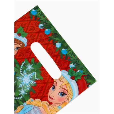 Пакет подарочный, полиэтилен, «С Новым годом», 20×30 см