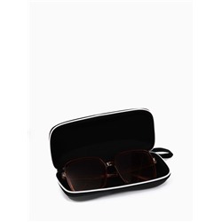 Футляр для очков на молнии «Шартр», длина 16.8 см, с ручкой, чёрный