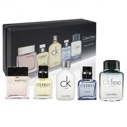 Подарочный парфюмерный набор Calvin Klein Deluxe Travel Collection 5 в 1