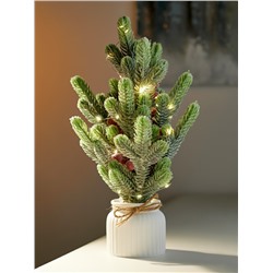 Фигура светодиодная «Морозное утро» 36 см, 20 LED, от батареек AG13×3, свечение тёплое белое