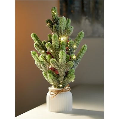 Фигура светодиодная «Морозное утро» 36 см, 20 LED, от батареек AG13×3, свечение тёплое белое