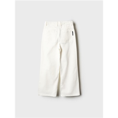 Брюки текстильные джинсовые для девочек