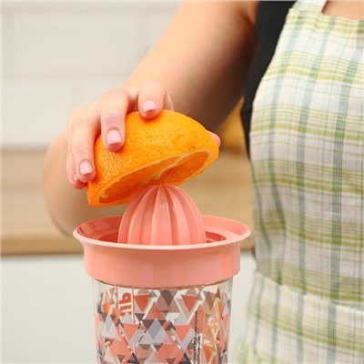 Соковыжималка для цитрусовых ручная Renga «Сомбреро», 600 мл, 11×19 см, тритан, МИКС