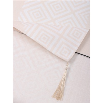 Дорожка на стол «Этель. Геометрия», 35×180 см, 200 г/м², бежевая