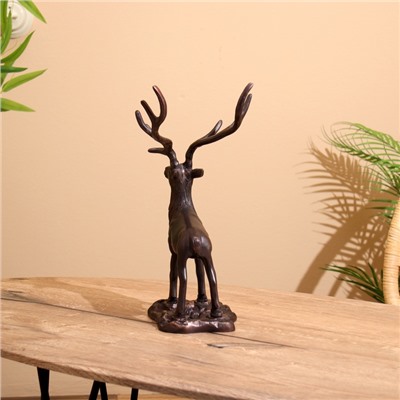 Сувенир «Олень», 17×16×34 см, алюминий