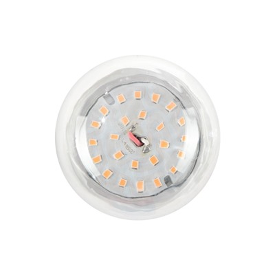 Фитолампа для растений Luazon Lighting, светодиодная, А60, E27, 12 Вт, IP44, 220 В, 270°, мультиспектральная