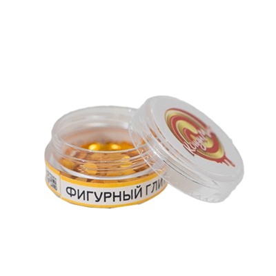 Глиттер пищевой фигурный «Сердца», золотые, 0.5 г