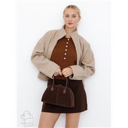 Сумка женская кожаная 88018NN coffee Natale Navetta  в Новосибирске